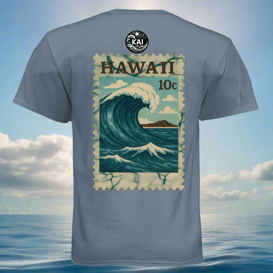 Vintage Wave Stamp